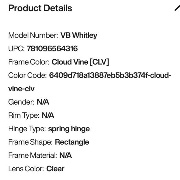 Vera Bradley Cloud Vine Eyeglasses - Picture 6 of 7